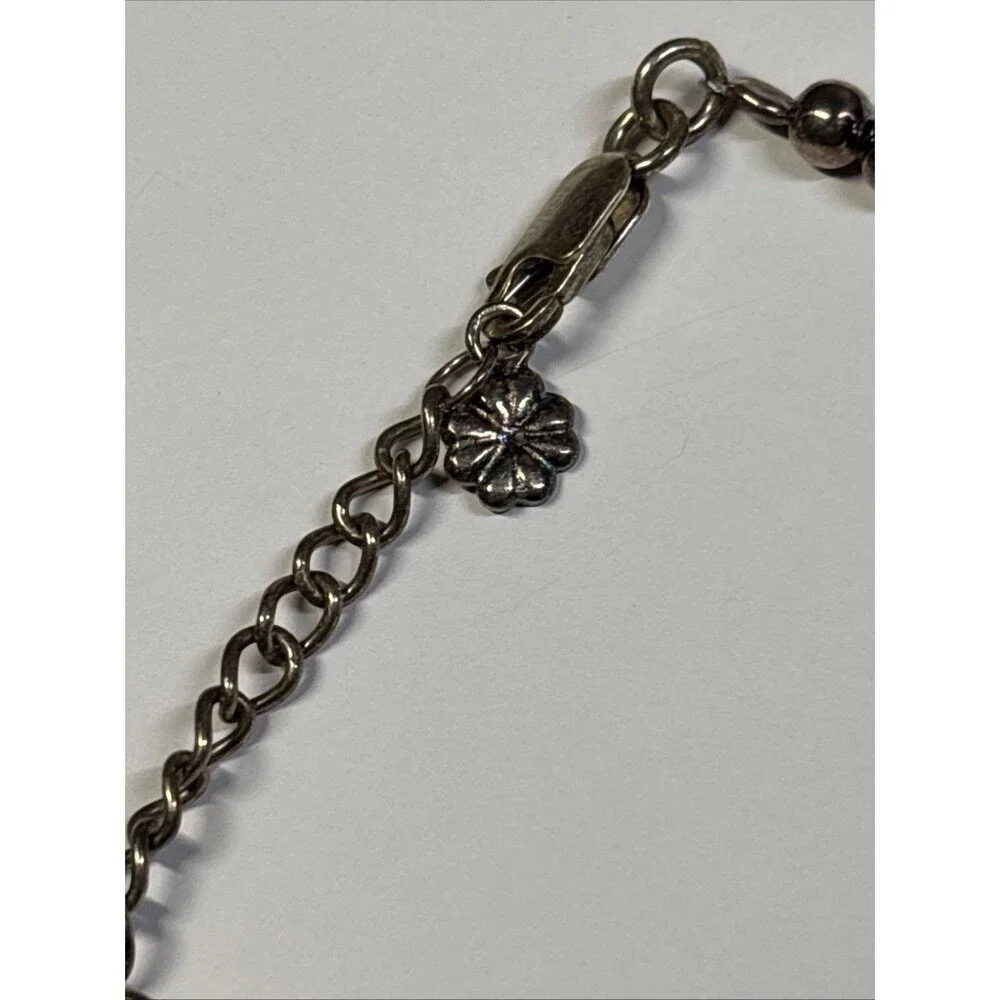 Sterling Silver 925 Baby Bracelet Orb Bead Style Adjustable ~7.5 Inches Long